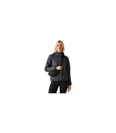 Doudoune Matelassée Hurden Femme Gris Phoque Noir Regatta