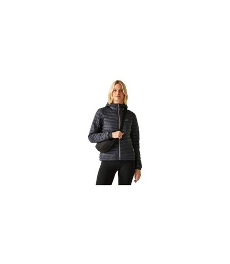 Doudoune Matelassée Hurden Femme Gris Phoque Noir Regatta