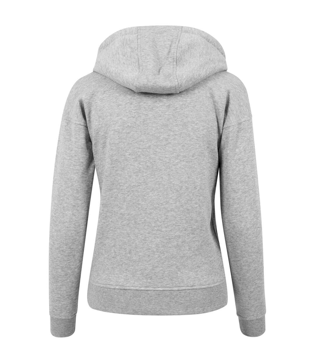 Womens/ladies Plain Hoodie Grey Urban Classics-2