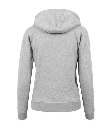 Womens/ladies Plain Hoodie Grey Urban Classics