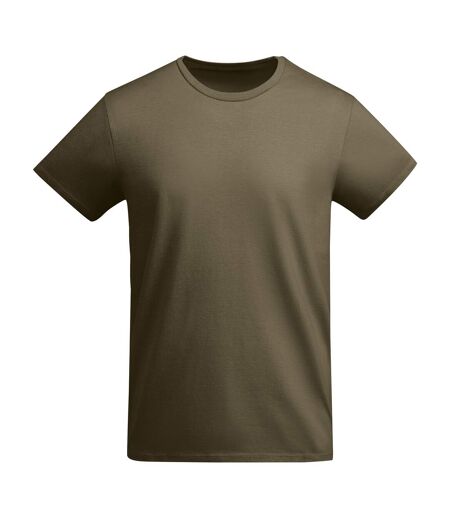 T-shirt Breda Adulte Vert Militaire Roly Eco