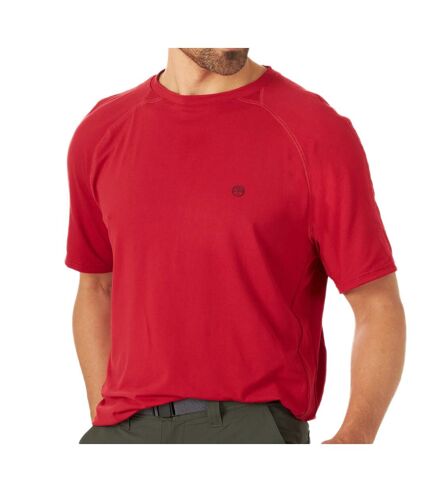 T-shirt Rouge Homme Wrangler Performance Haute Red