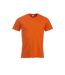 Clique Mens New Classic T-Shirt (Blood Orange)