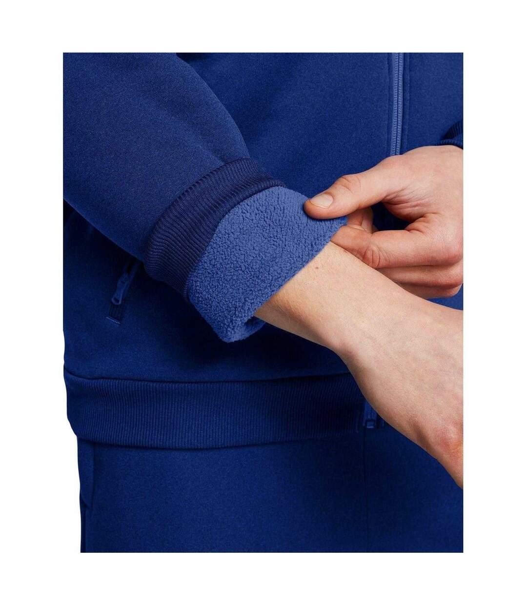 Mens Full Zip Hoodie Blue Under Armour-1