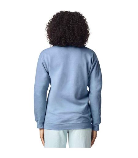 Sweat Softstyle Adulte Bleu De Gris Gildan