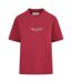 T-shirt Motif/style Logo Essentials Femme Bordeaux Blank Essentials-2