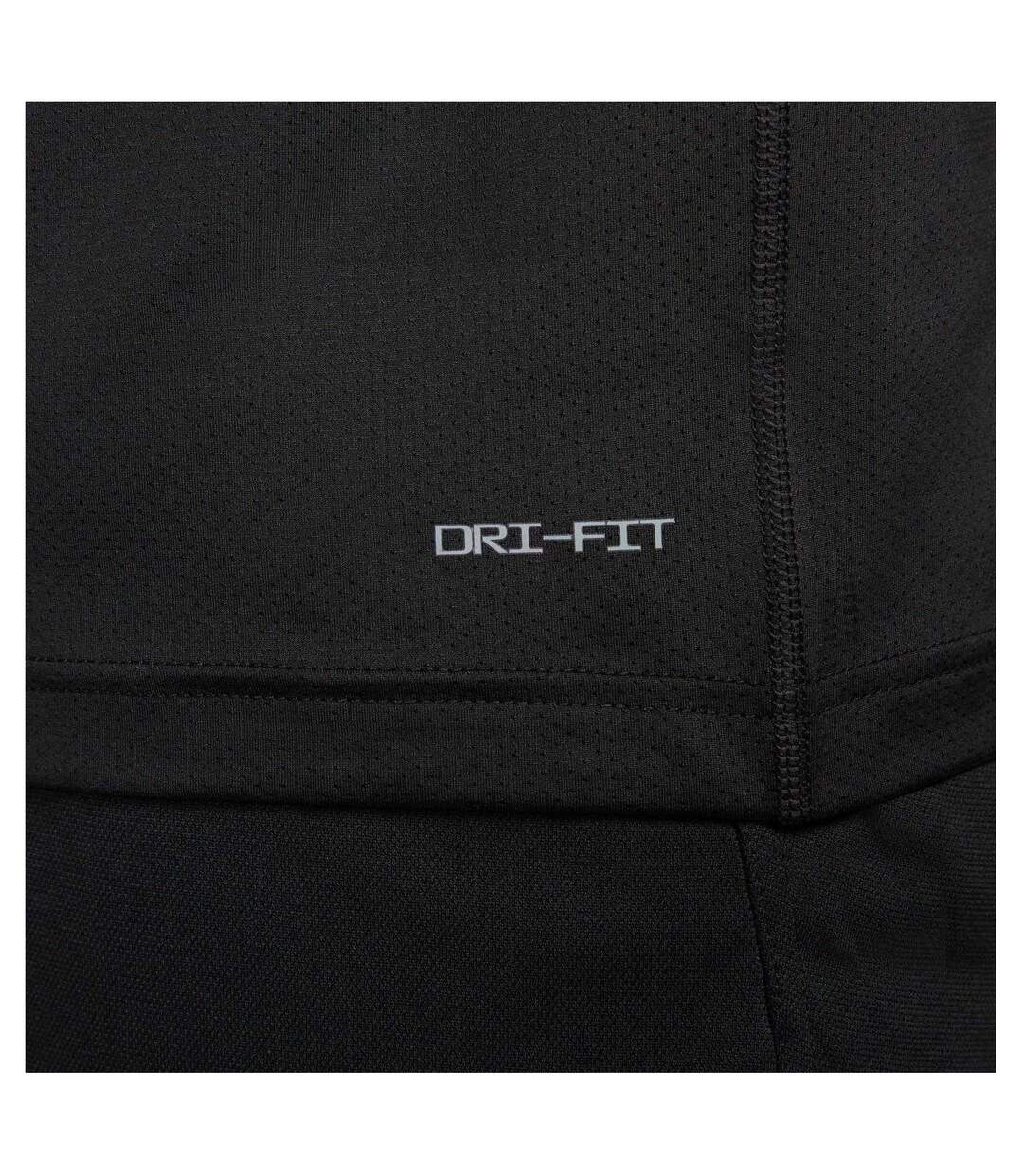 T-shirt Manches Courtes Fitness Homme Noir Blanc Nike-3