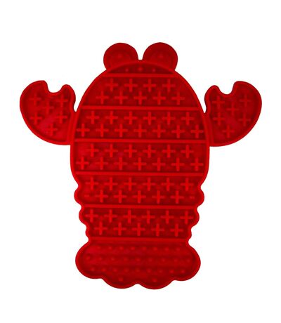 Orva lobster dog feeding mat 23cm red Ancol