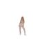 Ensemble Pantalon De Jogging Motif/style Découpé Femme Beige Missy Empire-1