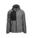 Veste Softshell Oxygen Homme Gris Foncé Noir Jobman-1