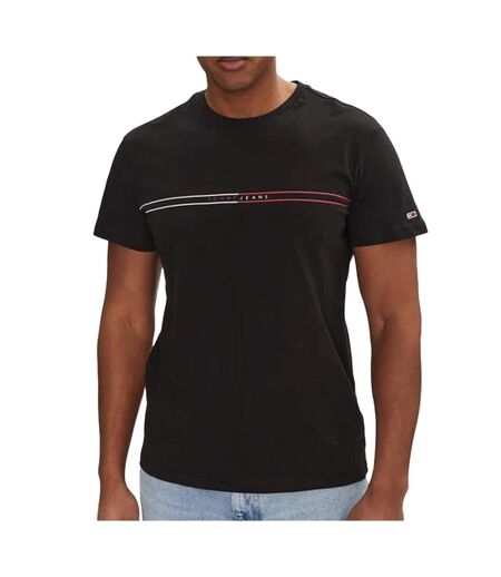 T-Shirt noir homme tommy hilfiger slim entry graph - 3xl