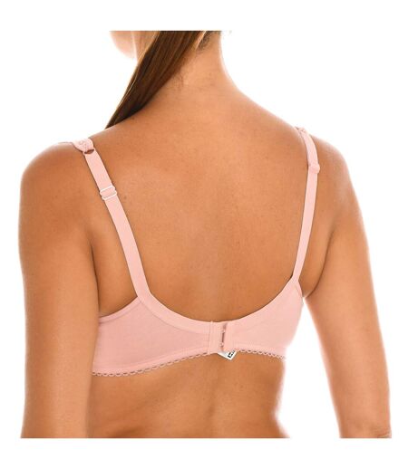 Generous 00ASF women's underwire bra with micro tulle detail provides support and elegance with a feminine design