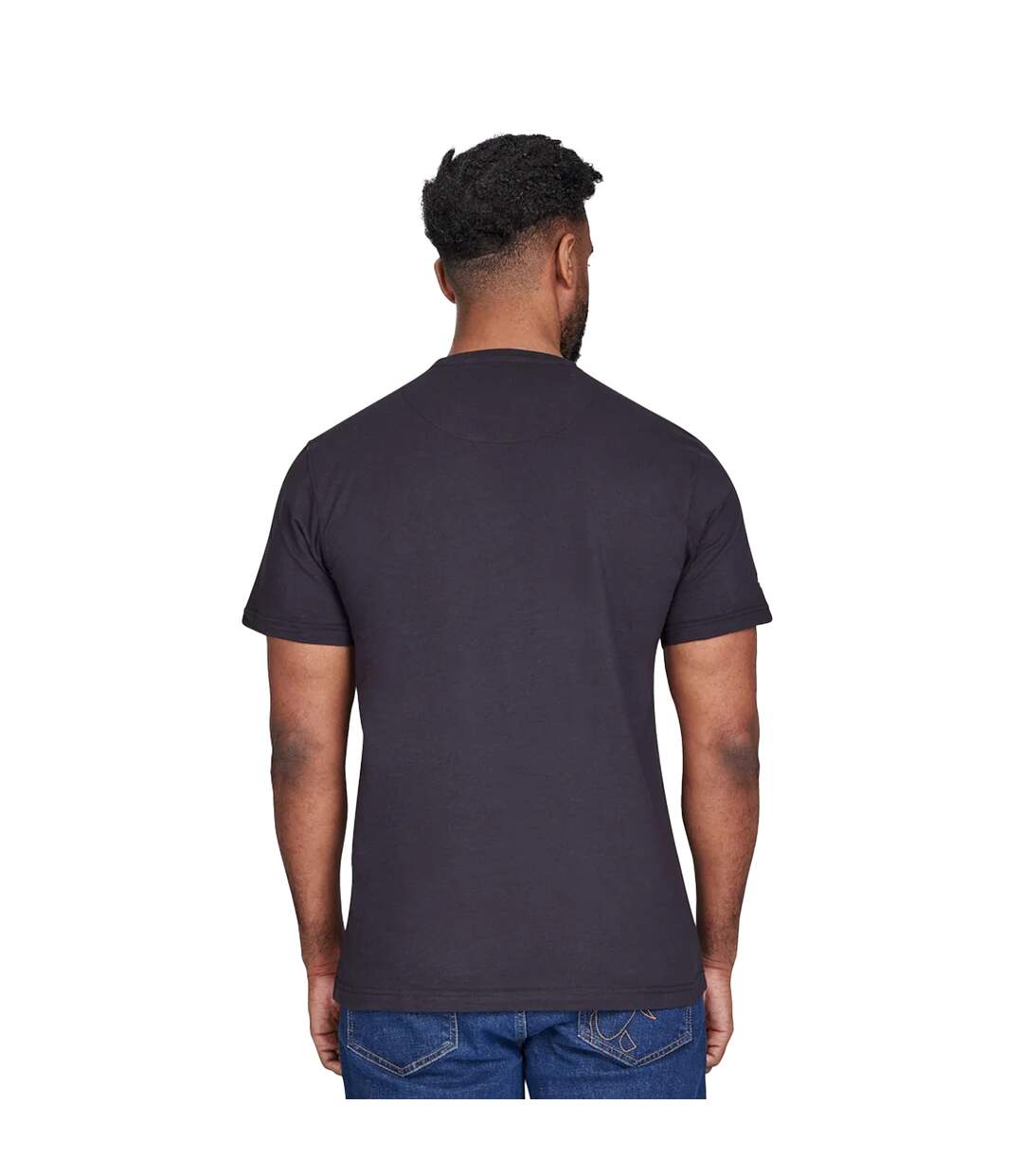 T-shirt Teamwork Homme Noir Raging Bull-2