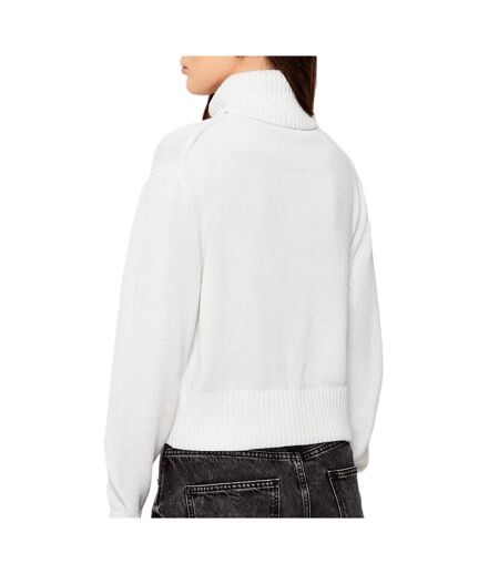 Pull blanc femme calvin klein jeans chenille