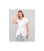 Chemise manches courtes nouée coté OMERVA - Dona X Lisa-1