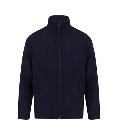 Henbury Mens Plain Fleece Jacket (Oxford Navy)