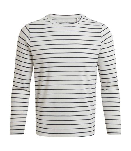 Womens/ladies Akona Stripe Nosilife Long-sleeved T-shirt Blue Navy Craghoppers