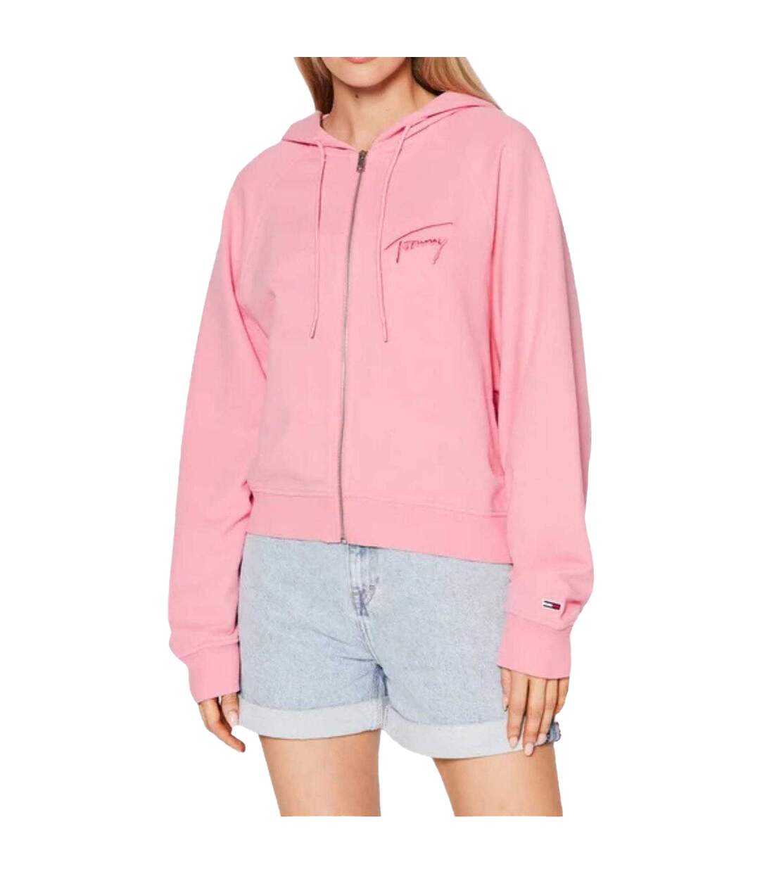 Veste À Capuche Femme Rose Tommy Hilfiger-3