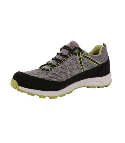 Regatta - Chaussures de marche SAMARIS LITE - Homme (Gris nuageux / Vert kaki vif) - UTRG9420