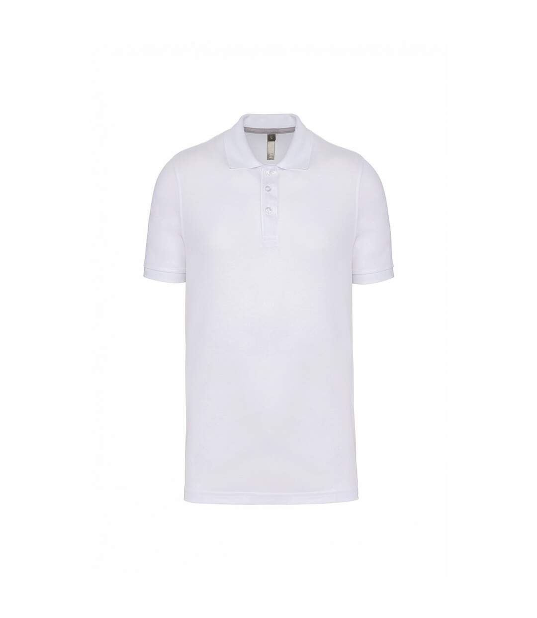 Polo homme blanc Kariban-1