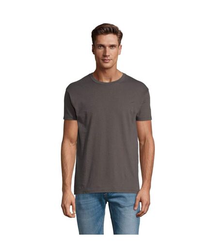 SOLS Mens Regent Short Sleeve T-Shirt (Dark Grey)