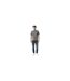 Haut De Pyjama Manches Courtes Motif/style Imprimé Au Dos Homme Gris Lacoste-1