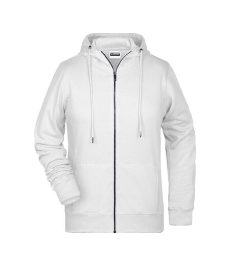Veste À Capuche Femme Blanc James And Nicholson