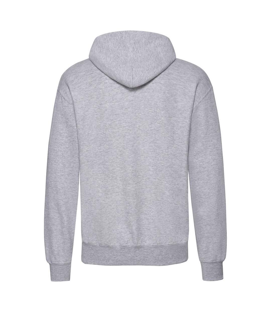 Sweat À Capuche Classic Homme Gris Chiné Fruit Of The Loom-2