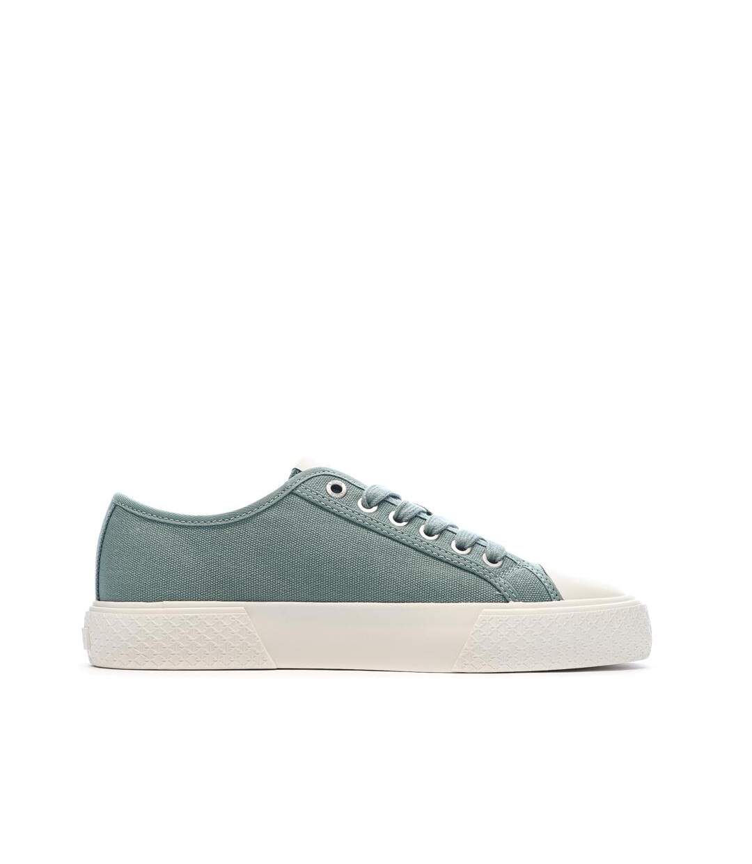Baskets bleu femme calvin klein jeans low lace-2