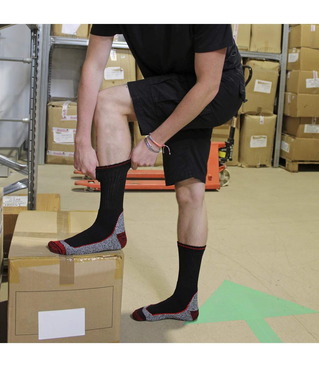 24 paires de chaussettes de travail en bambou doux et respirantes pour hommes-5