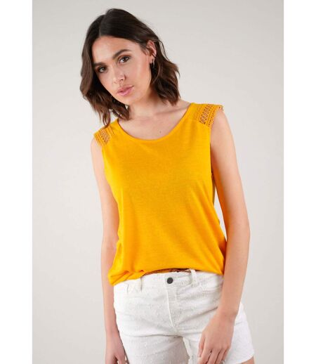 T-shirt en jersey effet lin pour femme SALLY