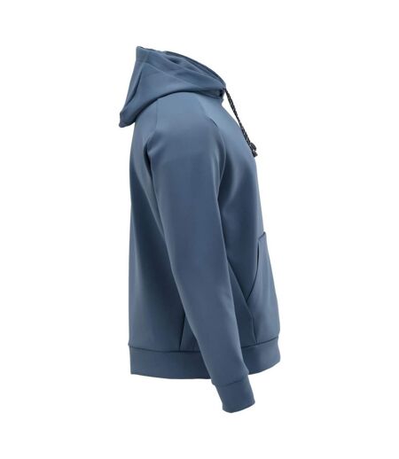 Mens Customised Plain Fleece Hoodie Stone Blue Mascot