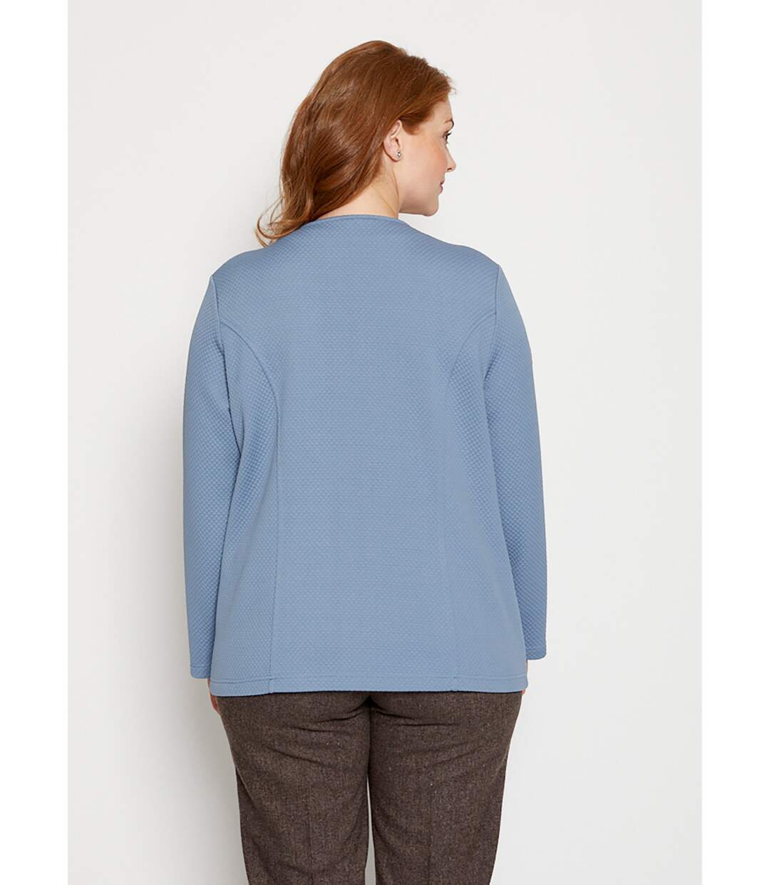 Veste cintrée sans col-2