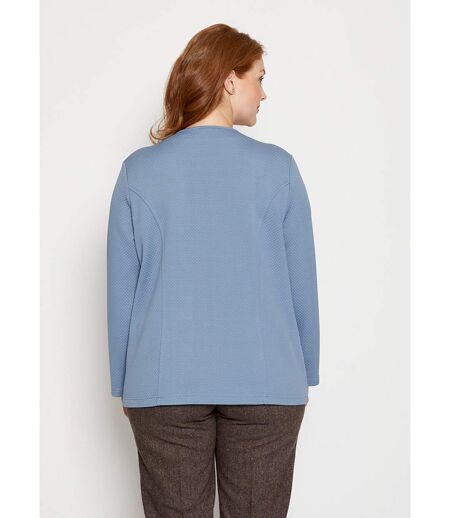 Veste cintrée sans col