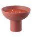Bougie Parfumée en Céramique Tasse 20cm Incense Rouge-1