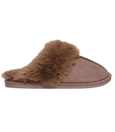 Chaussons Mules Solace Femme Marron Clair Threadbare