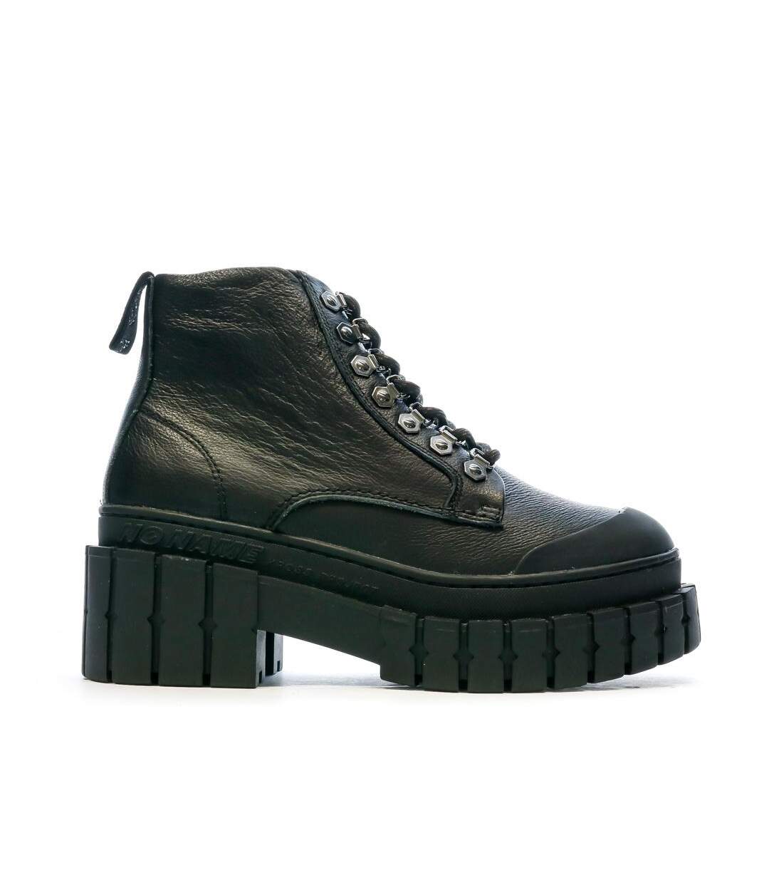 Boots noir simili femme no name kross low-2