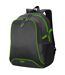 Shugon Osaka Basic Backpack / Rucksack Bag (30 Liter) (Pack of 2) (Black/Green) (One Size) - UTBC4179