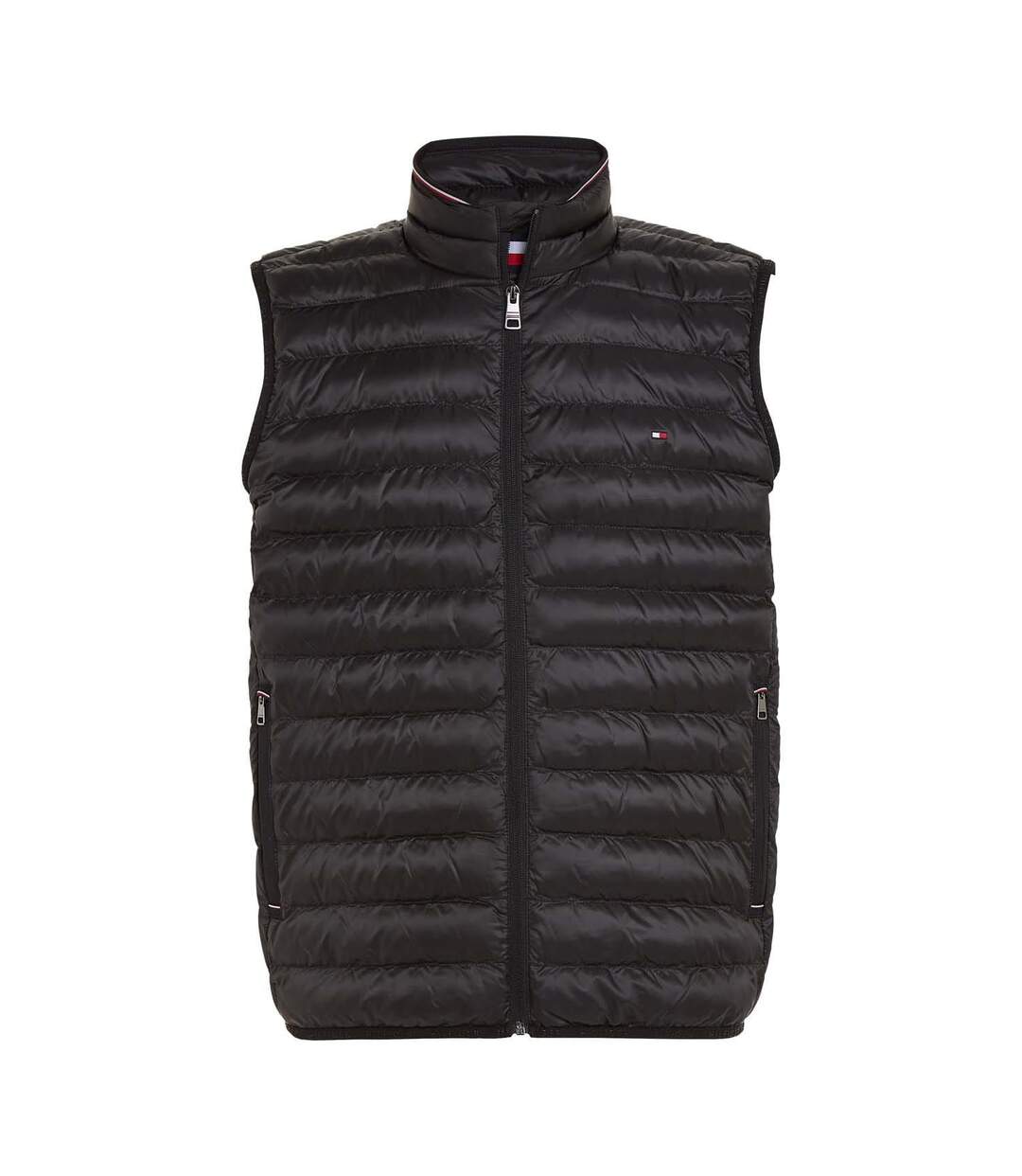 Mens Recycled Packable Gilet Black Tommy Hilfiger-1