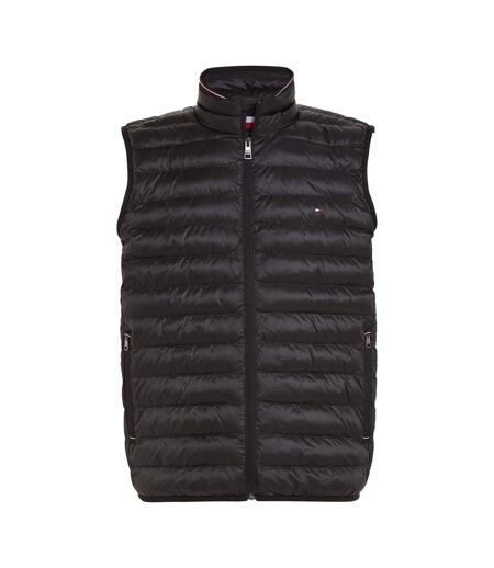 Mens Recycled Packable Gilet Black Tommy Hilfiger