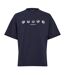 T-shirt Tennis Court Homme Bleu Marine Foncé Slazenger-3
