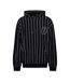 Sweat À Capuche Manches Longues Motif/style Fines Rayures Homme Bleu Foncé Boss-1