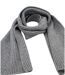 Echarpe homme classique - Couleur gris clair - Effet cachemire-1
