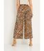 Pantalon large imprimé animalier-2