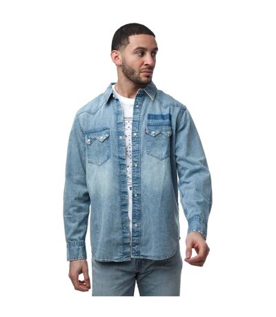 Chemise sawtooth homme bleu clair Levis