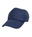 Cotton baseball cap navy Result Headwear