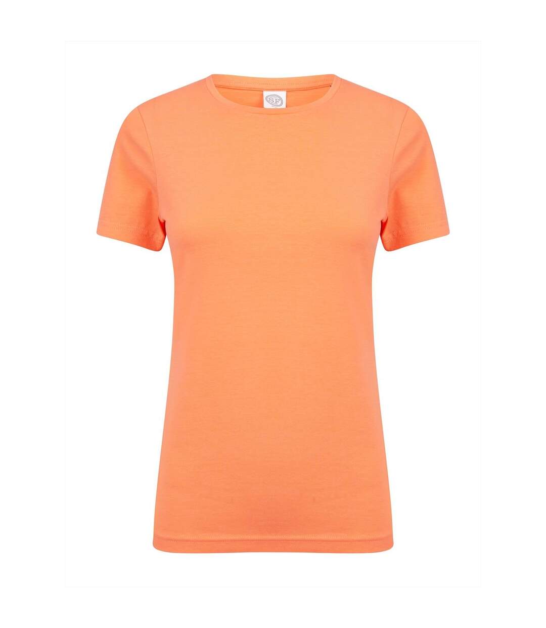 Feel good t-shirt étirable à manches courtes femme corail Skinni Fit