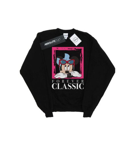 Disney Sweat classique Minnie Mouse Forever Womens/Ladies (Noir) - UTBI27765