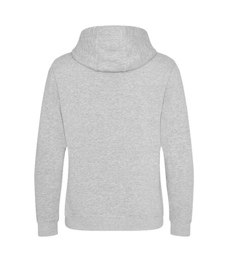 Sweat à capuche adulte gris chiné Awdis