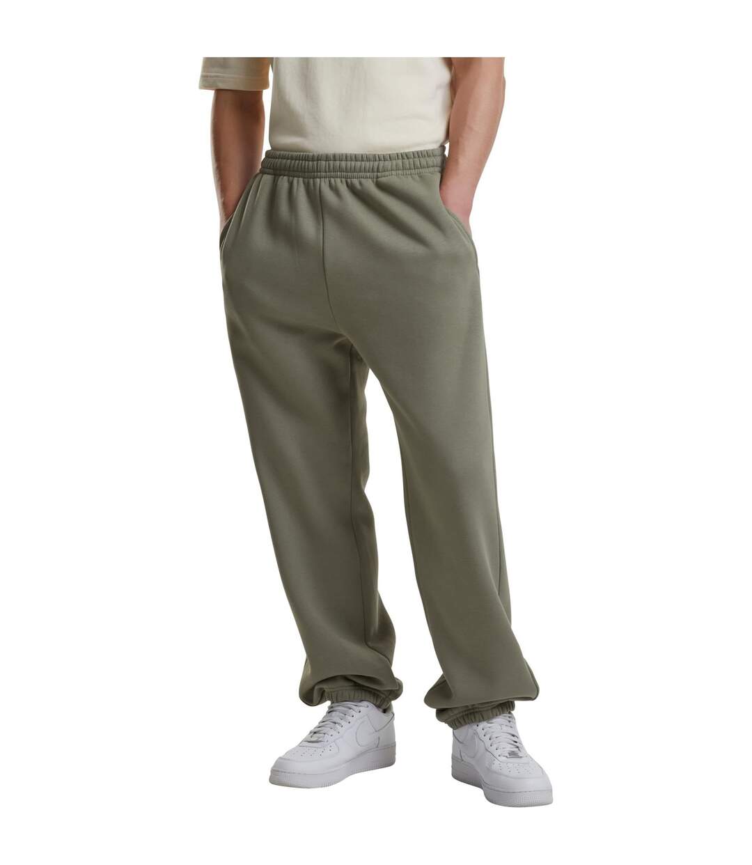 Pantalon De Jogging Homme Olive Pâle Build Your Brand-3